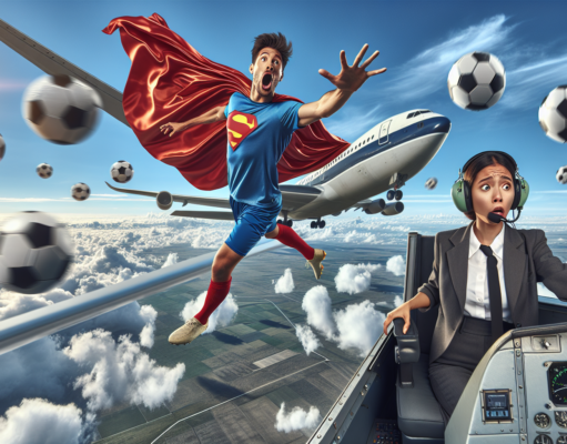 Delicate Footballer Engages in Epic Mid-Air Brawl with Pilot After Being Mistaken for a Flying Soccer Ball