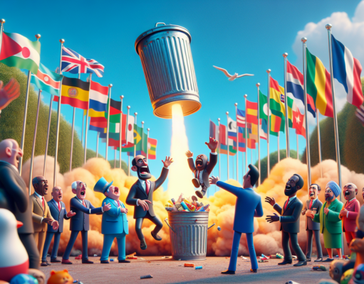 Local Man Throws Trash Can Away, Accidentally Sparks International Trash Can Diplomacy Crisis