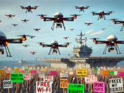 Multiple Drones Invade New Jersey Naval Station in Elaborate Scheme to Declare Independence for All Unmanned Vehicles
